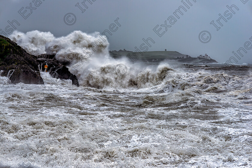 Storm Agnes hits Church Bay 
 Storm Agnes lashes Church Bay