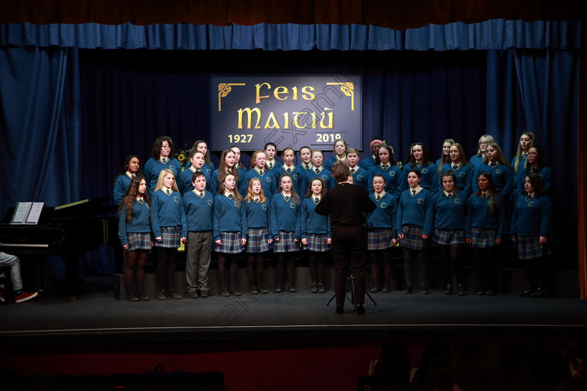 Feis27022019Wed56 
 56~60
Glanmire Community School singing “It’s Only a Paper Moon” and “Can You Hear Me”

Class: 82: “The Echo Perpetual Shield” Part Choirs 15 Years and Under Two contrasting songs.

Feis Maitiú 93rd Festival held in Fr. Mathew Hall. EEjob 27/02/2019. Picture: Gerard Bonus