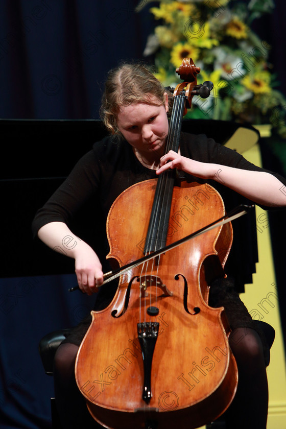 Feis0602109Wed34 
 33~34
Catherine Cotter from Mullingar playing Shostakovich Cello Concerto No.1 orchestra provided by Marie Terese Cotter.

Class: 246: Violoncello Concerto One Movement from a Concerto.

Feis Maitiú 93rd Festival held in Fr. Matthew Hall. EEjob 06/02/2019. Picture: Gerard Bonus