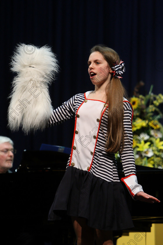 Feis08032018Thu17 
 17
Niamh Cremin singing “Honey Bun” from South Pacific.
 Singing and School Choirs Class: 112: “The C.A.D.A. Perpetual Trophy” Solo Action Song 14 Years and Under Section 2 Feis Maitiú 92nd Festival held in Fr. Mathew Hall. EEjob 06/03/2018 Picture: Gerard Bonus.