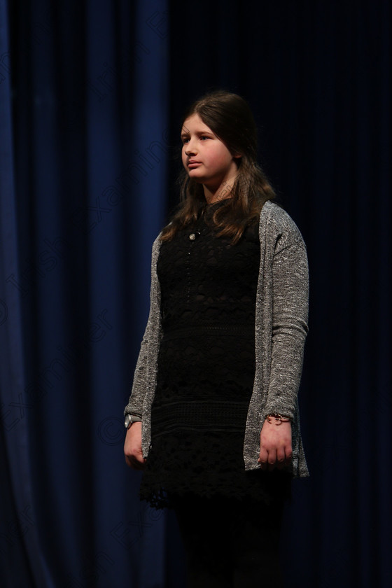 Feis22022018Thu20 
 20
Robyn Foley performing.

Speech and Drama Classes: 363: Solo Verse Speaking Girls 12 Years and Under –Section 1
Feis Maitiú 92nd Festival held in Fr. Mathew Hall. EEjob 22/02/2018 Picture: Gerard Bonus.